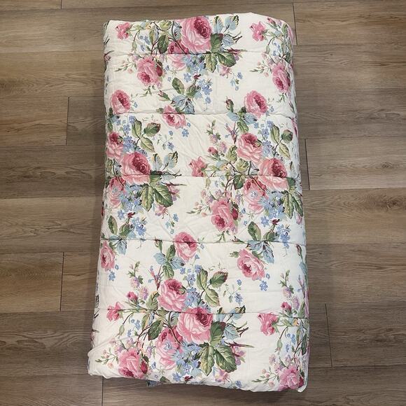 Ralph Lauren VTG Full/Queen Bedding Comforter Retired “Water Floral Pink” EUC - Picture 5 of 7